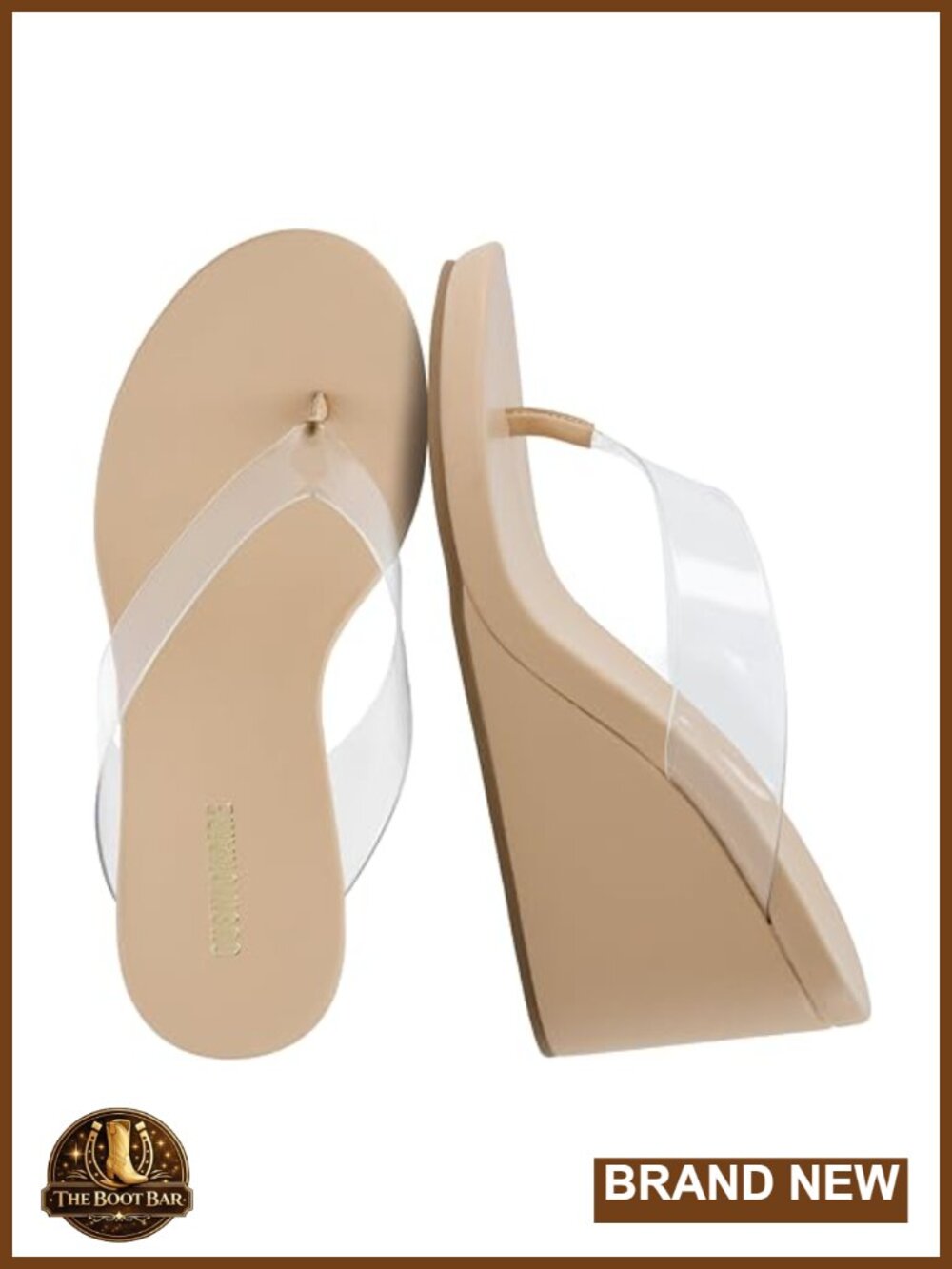 Womens Platform Thong Sandals Comfort Wedge Flip Flops Slip-On